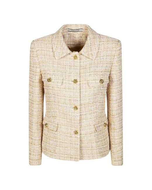 Tagliatore Natural India Collared Tweed Jacket