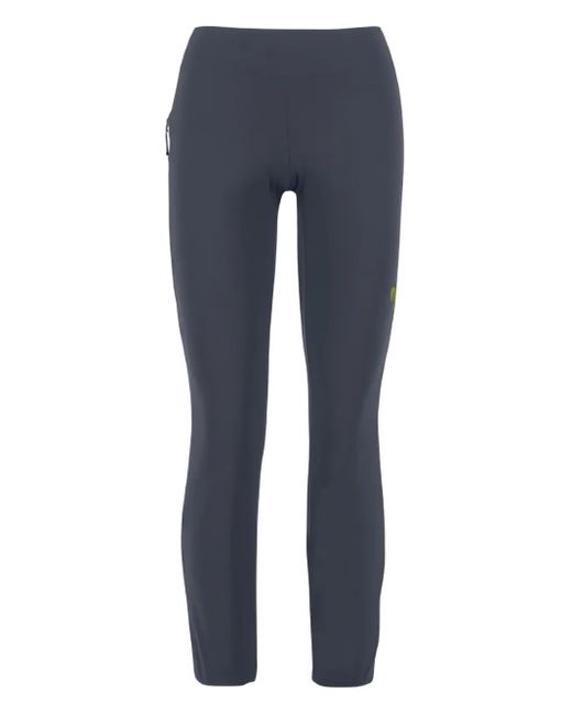 Karpos Blue Zip-Pocket Performance Leggings