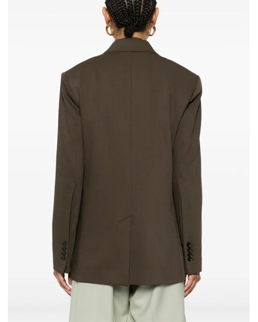 AMI Brown Klassischer Blazer