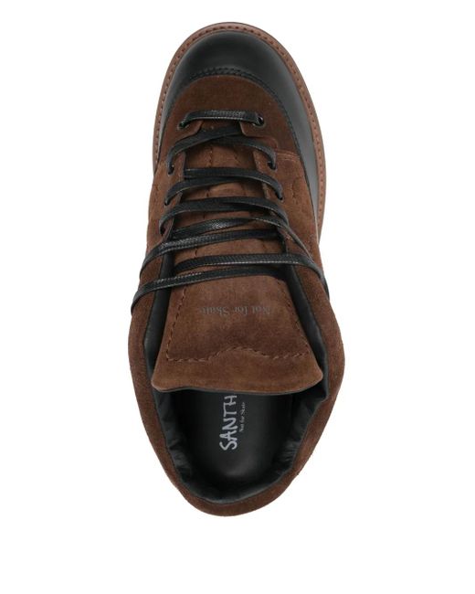 Santha Brown Suede Sneakers