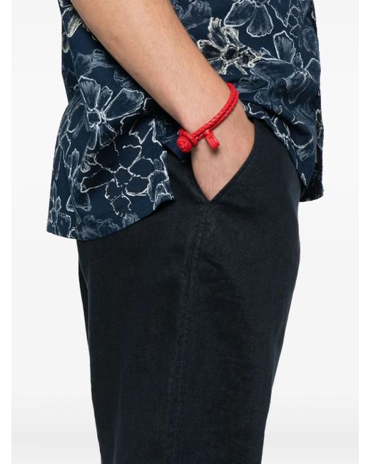 Marc O' Polo Blue Linen Trousers for men
