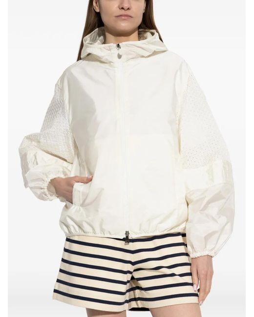 Moncler White Zelkova Jacket