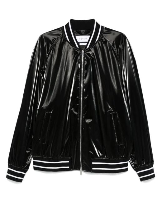 Bomber Jackets Alexander McQueen de hombre de color Black