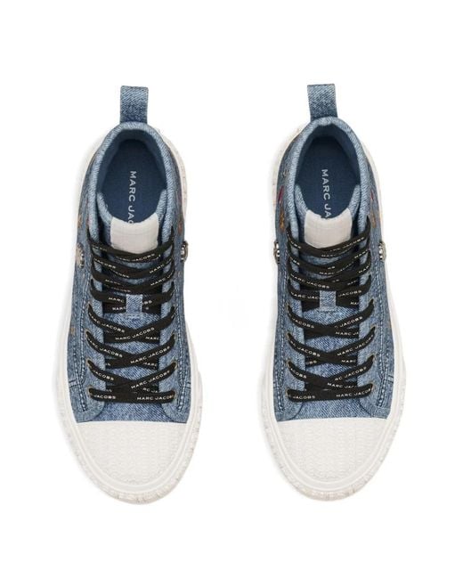 Zapatillas altas con charms Marc Jacobs de color Blue