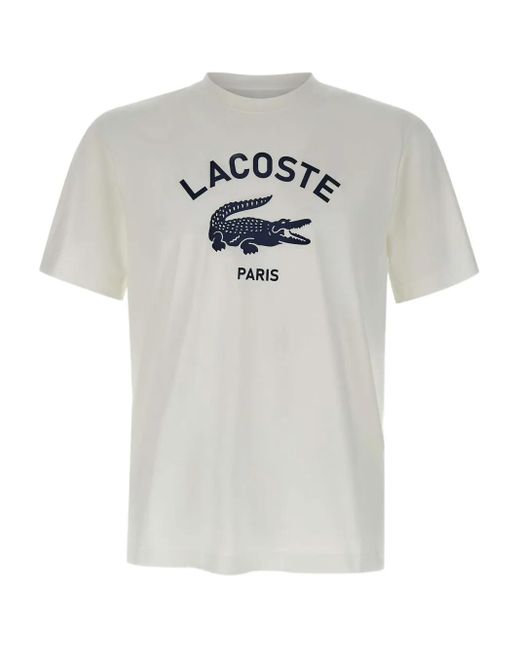 Lacoste コットン Tシャツ Gray