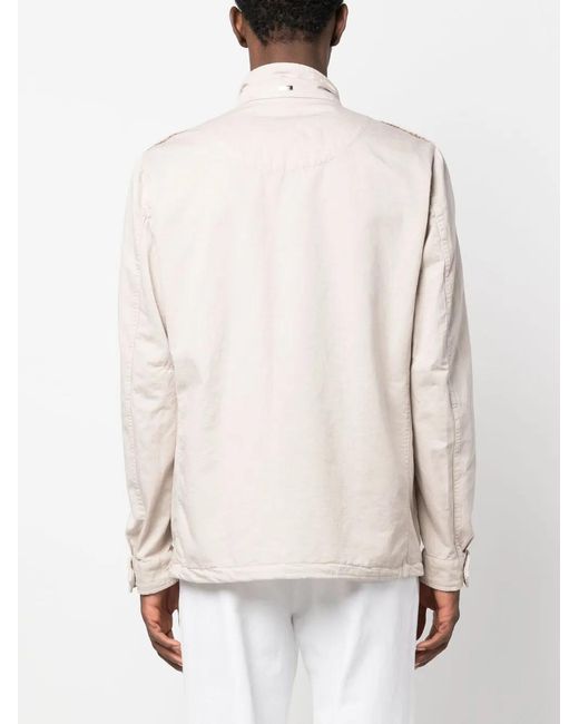 Herno Natural Zip-Up Utility Jacket for men