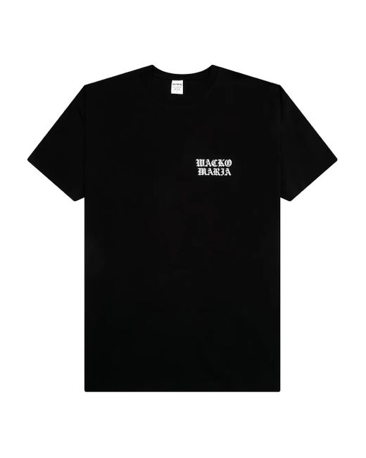 L BK WACKO MARIA　CREW NECK T-SHIRT Wacko Maria Men's Type 1 Washed Heavyweight Crew T-Shirt in