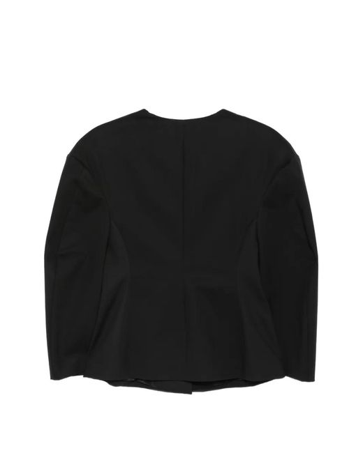 Amomento Black Button-Up Jacket