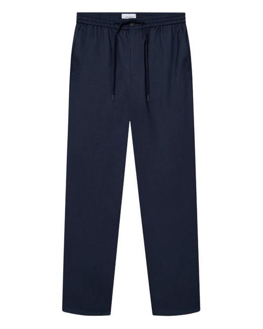 Les Deux Blue Drawstring-Fastening Trousers for men