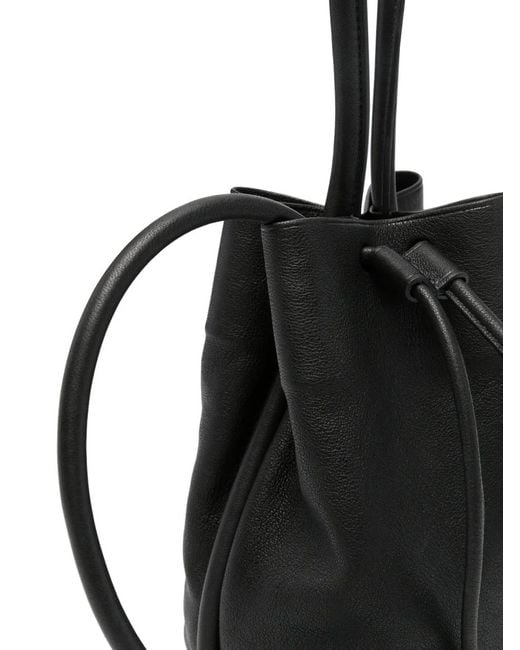 Uma Wang Black Drawstring Bucket Bag