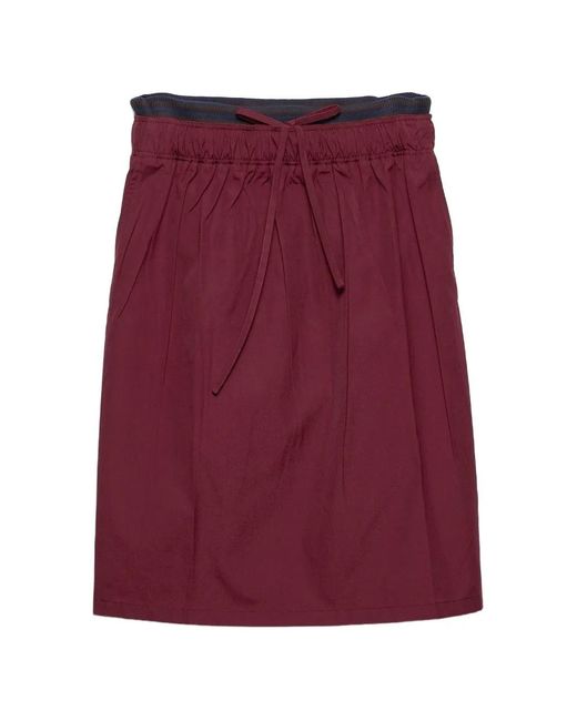 Prada Purple Poplin Skirt