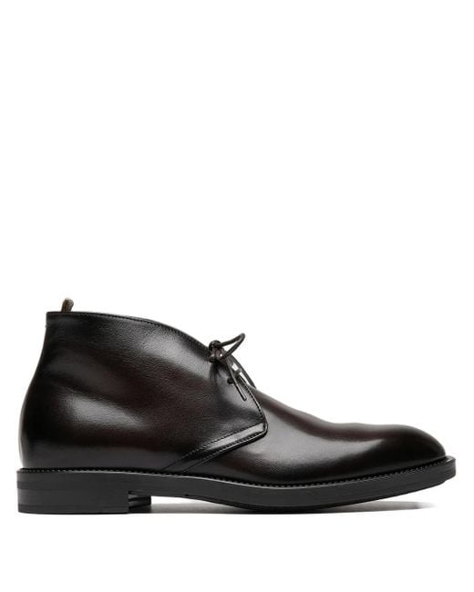 メンズ Officine Creative レザー ブーツ Black