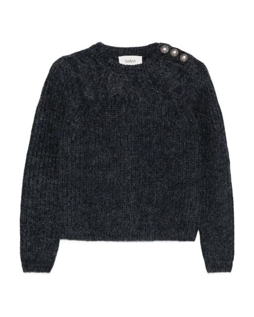 Ba&sh Black Rachelle Sweater