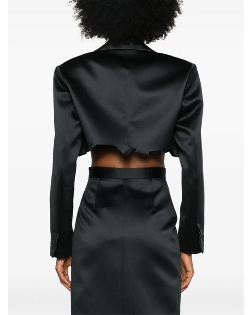 Viktor & Rolf Black Cropped Blazer