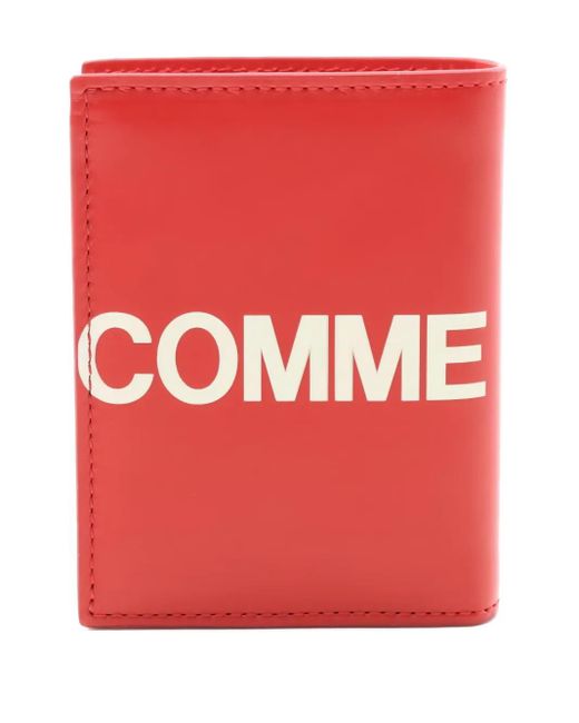 Comme des Garçons Red Bi-Fold Leather Wallet