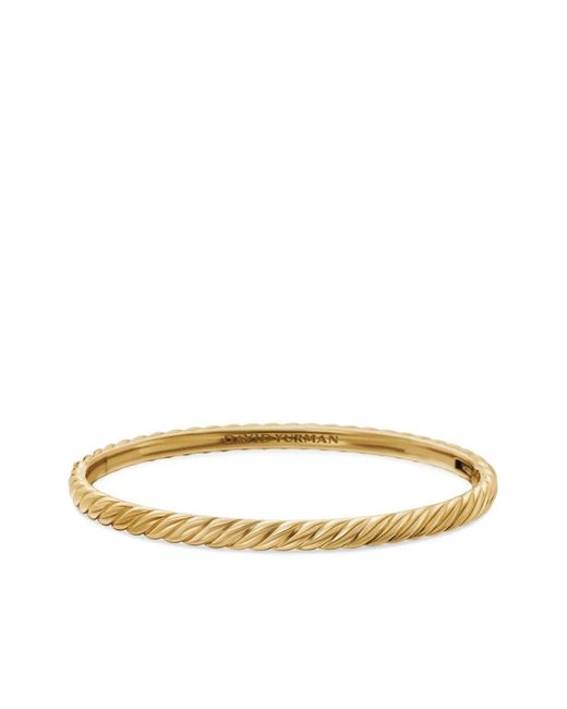 David Yurman Metallic 18Kt Sculpted Cable Bangle Bracelet (4.6Mm)