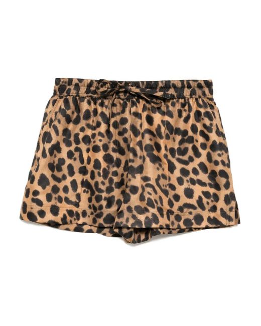 Tom Ford レオパード ショートパンツ Natural