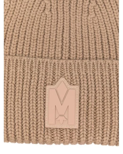 Mackage Natural Logo-Patch Beanie