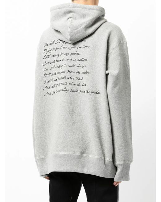 Junya Watanabe Hoodie in het Gray voor heren