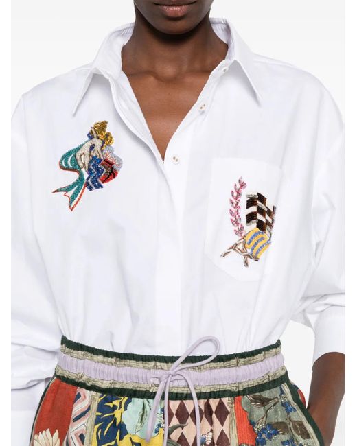 ALÉMAIS White Cotton Shirt