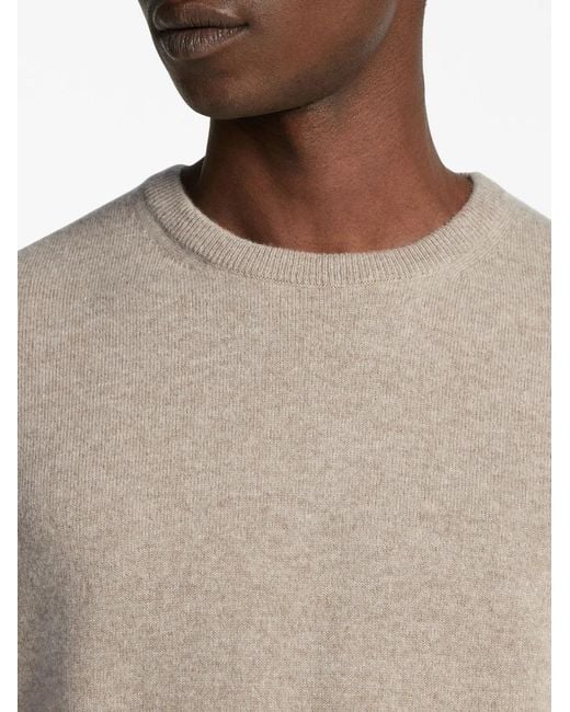 Zegna Natural Cashmere Sweater for men