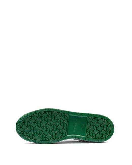 Leandro Lopes White Tony Arrow-Detail Leather Sneakers