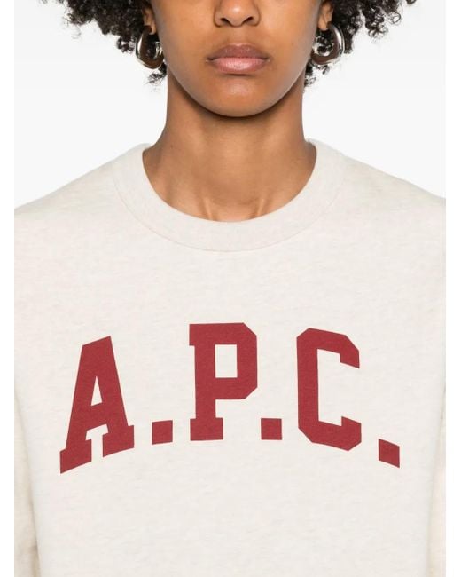 A.P.C. White Sweatshirt