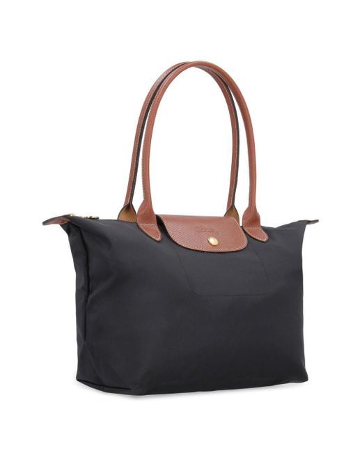 Longchamp Medium Le Pliage Shoulder Bag in Black Lyst