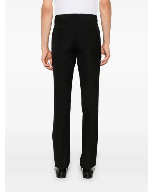 Givenchy Black Wool Tailored Trousers for men