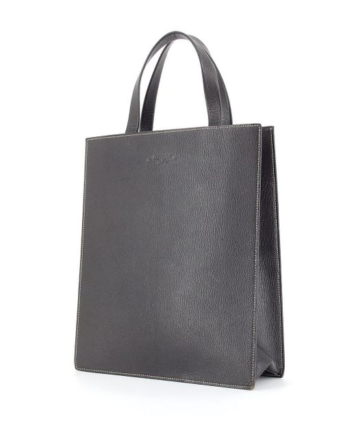 Hermès Leather Pre-owned Classic Shopping Bag in Brown - Lyst