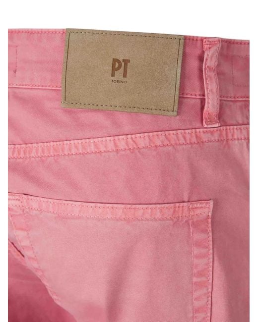 PT Torino Jazz Jeans in het Pink voor heren
