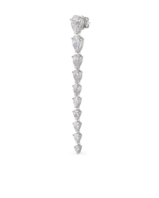 Anabela Chan White 14K Diamond Nova Earrings