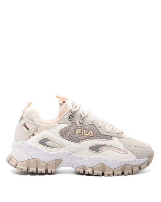 Fila White Ray Tracer Mesh Sneakers