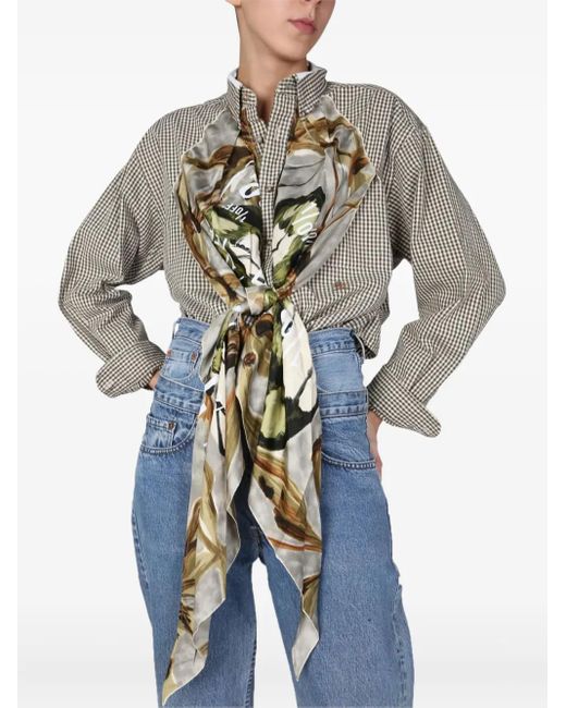 Top Con Botones 1/OFF de color Blue