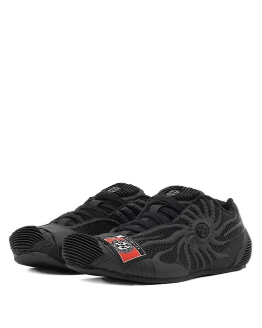 Rombaut Black Flow Back Lace-Up Sneakers