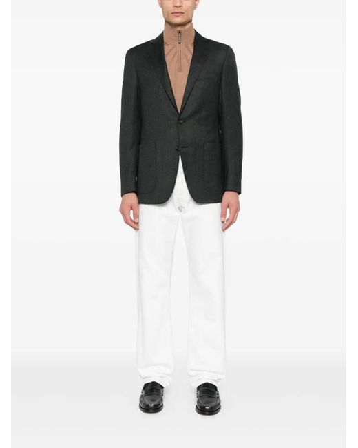 Canali Black Wool Blazer for men