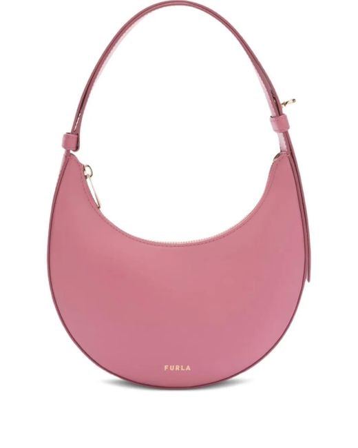 Furla Pink Crescent Mini-Tasche Mit Henkel