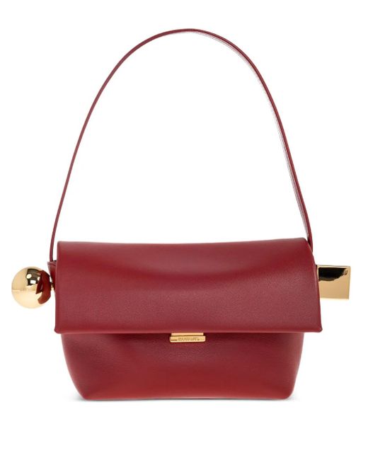 Petit Sac Porté Épaule Le Rond Carré Jacquemus en coloris Red
