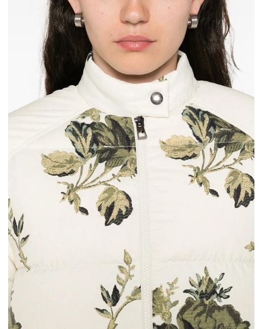 Moncler White Nasso Puffer Jacket