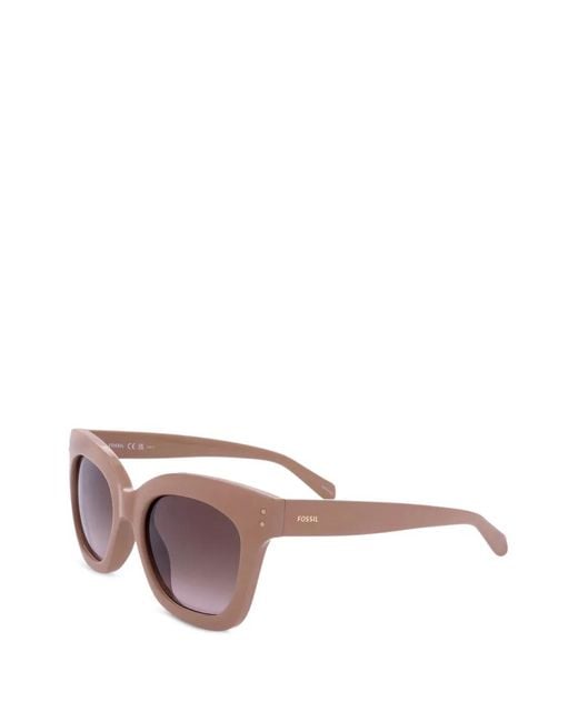 Square-Frame Sunglasses Fossil en coloris Pink