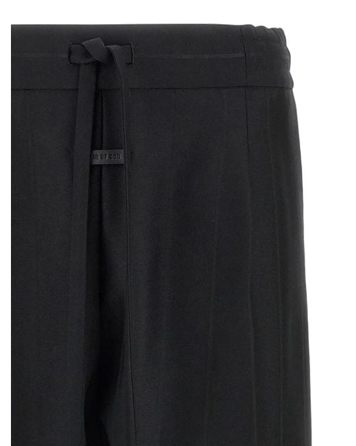 Fear Of God Black Eternal Trousers for men