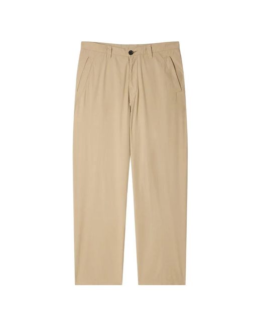 Paul Smith Natural Patch-Pocket Trousers for men