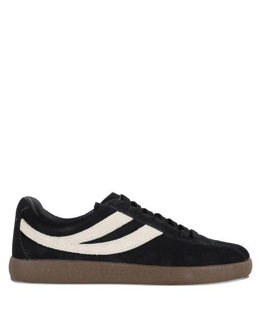 Superga Black Stripe Sneakers
