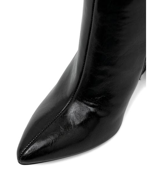 Buffalo Black Bottines July 110 Mm À Talon Épais