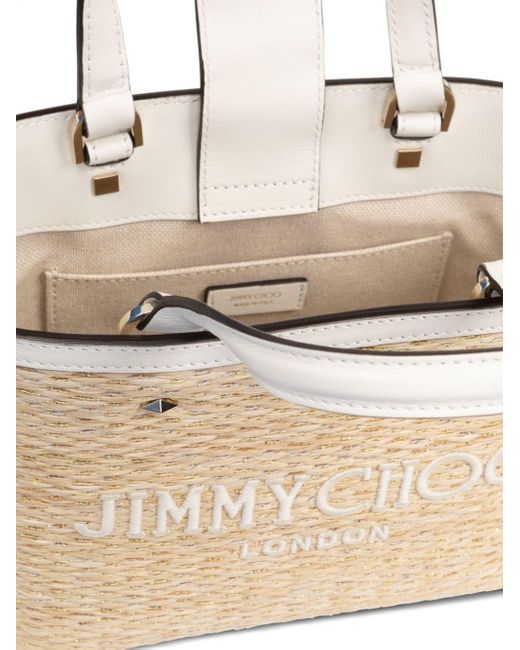 Jimmy Choo Natural Mini Marli Tote Bag