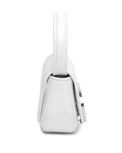 DIESEL White 1Dr Xs Leather Mini Bag