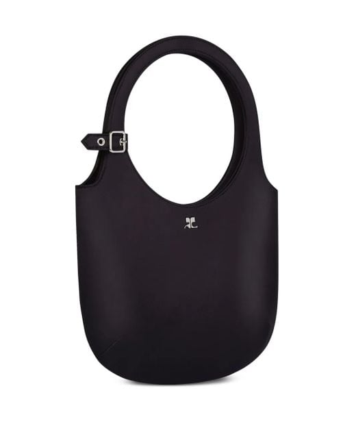 Courreges Black Holy Shoulder Bag