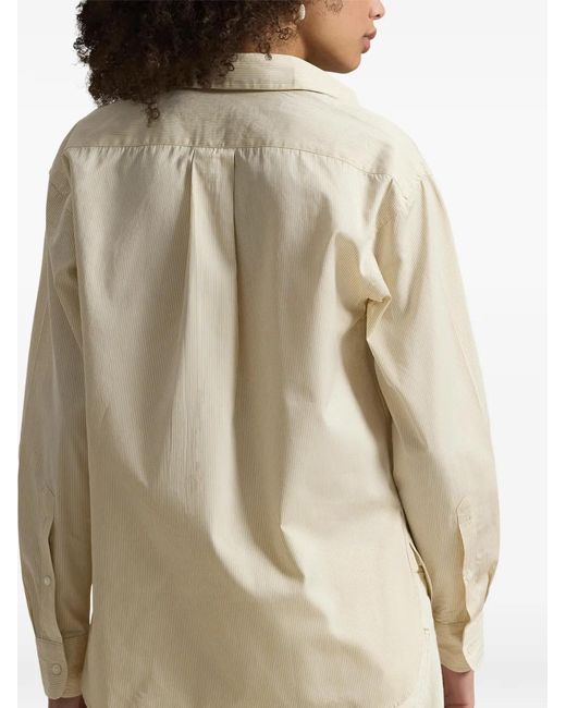Polo Ralph Lauren Natural Striped Pony Cotton Shirt