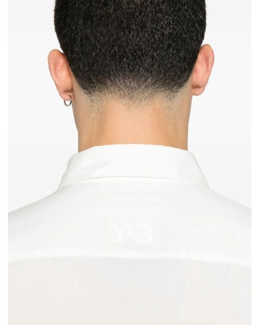Camisa lisa Y-3 de hombre de color White