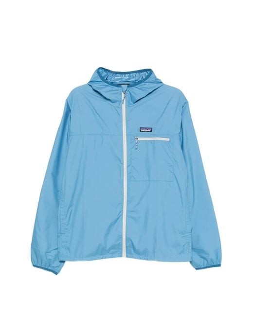 Patagonia Blue Zip-Up Lightweight Jacket for men
